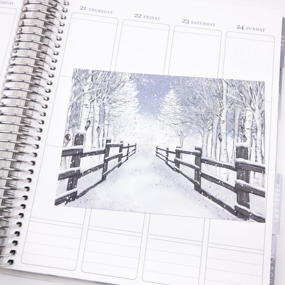 Journaling Card - Winter Walk