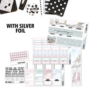 JANUARY COLLCETION OVERSTOCK - Frosty - Foiled Monthly Page Kit