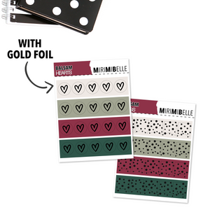 DECEMBER COLLCETION OVERSTOCK - Balsam - Foiled Flags & Hearts